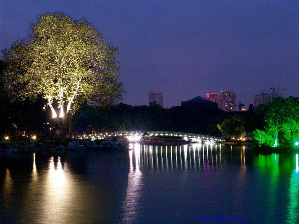 公園照明裝飾應用