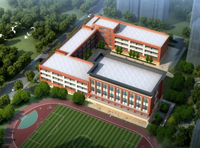 合he肥fei市shi六liu安an路lu小xiao學xue榮rong城cheng花hua園yuan分fen校xiao藝yi體ti樓lou鳥niao瞰kan圖tu